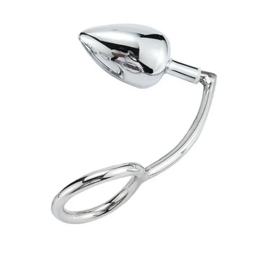 Anal Hooks Anal DiscreetChoice Ring with Hook Steel 4663 Stainless Set Cock 0912